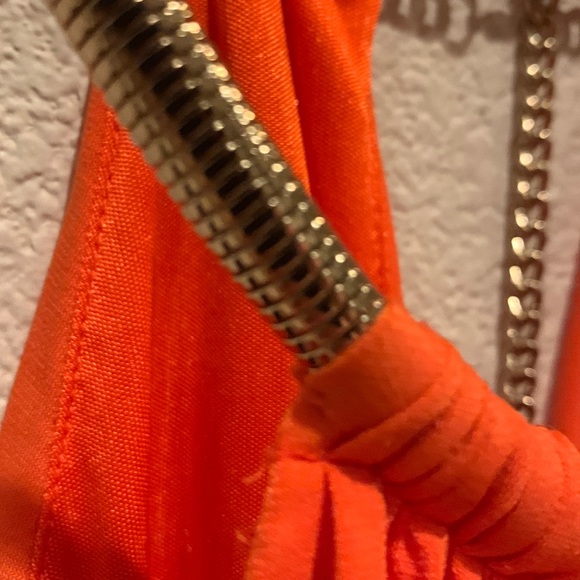 Cache drop waist dress in orange size 2 - Picture 6 of 9